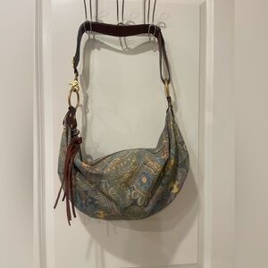 JOHNNY WAS ITALIAN LEATHER  BAG